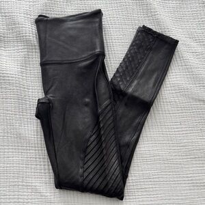 Spanx Faux Leather Moto Leggings